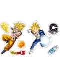 Naljepnice ABYstyle Animation: Dragon Ball Z - Goku & Vegeta - 1t