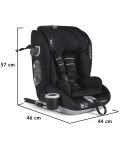 Autosjedalica Cangaroo - Force, i-Size, IsoFix , 76-150 cm, crna - 10t