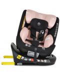 Autosjedalica Moni - Serengeti, IsoFix, I-Size, 40-150 cm, ružičasta - 4t