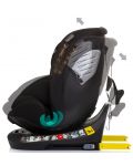 Autosjedalica Chipolino - Supreme, 360°, IsoFix, i-Size, 40-150 cm, opsidijan - 6t