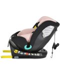 Autosjedalica Moni - Serengeti, IsoFix, I-Size, 40-150 cm, ružičasta - 5t