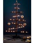 Svijećnjak Božićno drvce Philippi - Soho, 20 x 62 x 100 cm, crni - 2t