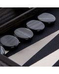 Backgammon Manopoulos - eko koža, 60 x 48 cm, crna - 5t