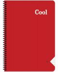 Bilježnica Keskin Color - Cool, A4, široke linije, 72 lista, asortiman - 3t