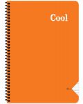 Bilježnica Keskin Color - Cool, A4, široke linije, 72 lista, asortiman - 8t