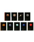 Bilježnica Elisa - Planets, A5, 62 listа, široki redovi, asortiman - 1t