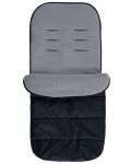 Termovreća za kolica Lorelli - 95 х 48 cm, crno/sivi flis - 1t