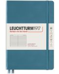Bilježnica Leuchtturm1917 Rising Colors - А5, s linijama, Stone Blue - 1t