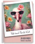 Bilježnica sa spiralom Black&White Beach Vacation - A4, 80 listova, široki redovi, asortiman - 1t