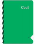 Bilježnica Keskin Color - Cool, A4, široke linije, 72 lista, asortiman - 2t