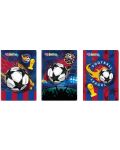 Bilježnica Colorino Football - A5, 60 listova, asortiman - 1t