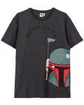 Majica Cerda Movies: Star Wars - Boba Fett (Black) - 1t