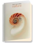 Bilježnica Black&White Nature - A4, široki redovi, asortiman - 2t