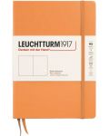 Bilježnica Leuchtturm1917 New Colours - A5, s bijelim stranicama, Apricot, tvrdi uvez - 1t