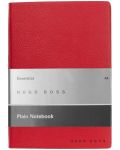 Bilježnica Hugo Boss Essential Storyline - A6, bijeli listovi, crvena - 1t