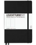 Rokovnik Leuchtturm1917 Notebook Medium A5 - Crna,  bijele stranice - 1t