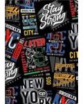 Bilježnica Cool Pack Big City - A5, široki redovi, 60 listova - 1t
