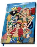 Bilježnica ABYstyle Animation: One Piece - Staw Hat Crew, A5 format - 1t