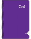 Bilježnica Keskin Color - Cool, A4, široke linije, 72 lista, asortiman - 6t