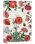 Rokovnik Victoria's Journals Florals - Poppy, plastični omot, u redovima, 96 listova, A5 - 1t