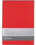 Bilježnica Hugo Boss Essential Storyline - A5, s linijama, crvena - 1t