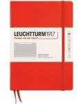 Bilježnica Leuchtturm1917 New Colours - А5, stranice na kvadratiće, Lobster, tvrdi uvez - 1t