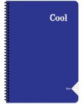 Bilježnica Keskin Color - Cool, A4, široke linije, 72 lista, asortiman - 4t