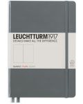 Bilježnica Leuchtturm1917 - А5, bijele stranice, Anthracite - 1t
