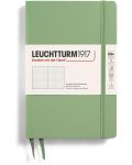 Rokovnik Leuchtturm1917 Paperback - B6+, svijetlozeleni, točkaste stranice, tvrdi uvez - 1t
