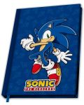 Bilježnica ABYstyle Games: Sonic - Sonic The Hedgehog, A5 format - 1t