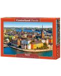 Puzzle Castorland od 500 dijelova - Stockholm, stari grad - 1t