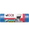 Vreće za smeće s vezicama viGО! - Standard, 35 l, 15 komada, plave - 1t