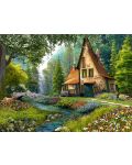 Puzzle Castorland od 2000 dijelova - Kuća u šumi, Dominic Davison - 2t