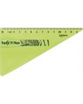Trokut Maped Twist'n Flex - 15 cm, zeleni - 2t