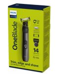 Trimer Philips - OneBlade Face and Body, crni - 2t