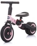 Tricikl 2 u 1 Chipolino - Smarty, ružičasto-crni - 5t