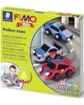 Kreativni set Staedtler Fimo Kids - Napravite vlastite glinene figurice, Police Race - 1t
