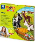Kreativni set Staedtler Fimo Kids - Napravite sami glinene figurice, Pony - 1t