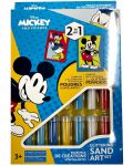 Kreativni set za crtanje pijeskom Red Castle – Mickey Mouse, 2 slike - 1t