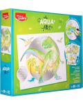 Kreativni set Maped Creativ - Aqua Art, dinosauri - 1t