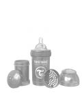 Dječja bočica protiv grčeva Twistshake Anti-Colic Pearl - Siva, 180 ml - 1t