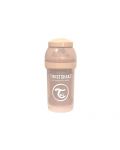 Dječja bočica protiv grčeva Twistshake Anti-Colic Pastel - Bež, 180 ml - 3t