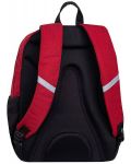 Školski ruksak Cool Pack Rider - Crveni i crni, 27 l - 3t