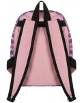 Školski ruksak s cvjetnim motivima Zizito - Zi, ružičasti - 5t