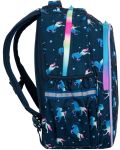 Studentski svjetleći LED ruksak Cool Pack Jimmy - Blue Unicorn - 2t