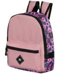 Školski ruksak s cvjetnim motivima Zizito - Zi, ružičasti - 2t