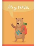 Školska bilježnica Keskin Color Travellers - А4, 60 listova, široki redovi, asortiman - 2t