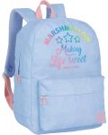 Školski ruksak Marshmallow Sweet Vintage  - Plavi, s 1 pretincem - 2t