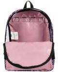 Školski ruksak s cvjetnim motivima Zizito - Zi, ružičasti - 4t