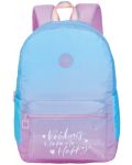 Školski ruksak Marshmallow Rainbow - Plavi, s 1 pretincem - 1t